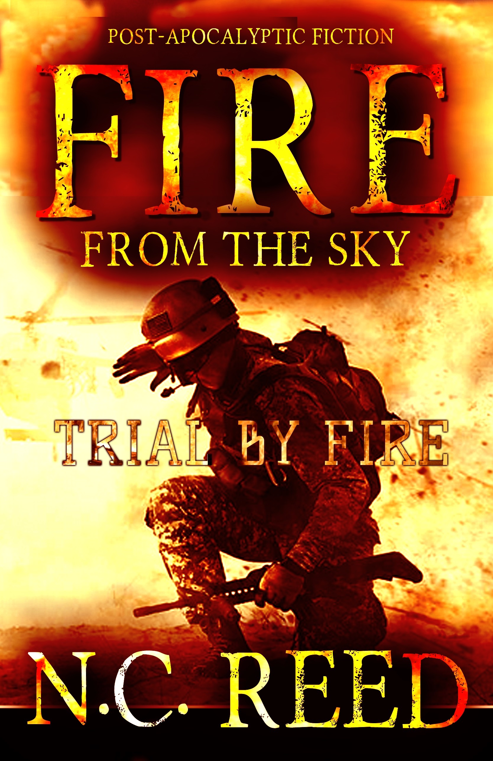 Fire from the sky Trial by Fire N.C. Reed book for Kindle Cloud Reader Post-Apocalyptic Fiction