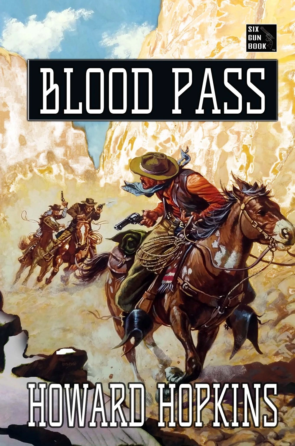 Western Fiction Book by Howard Hopkins Blood Pass