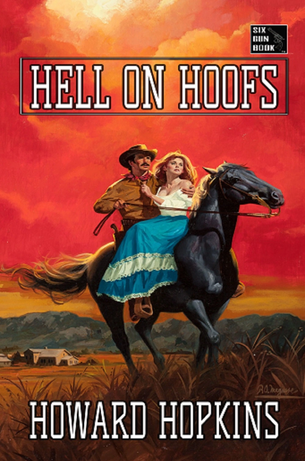 Hell on Hoofs Western Adventure by Howard Hopkins Book Cover