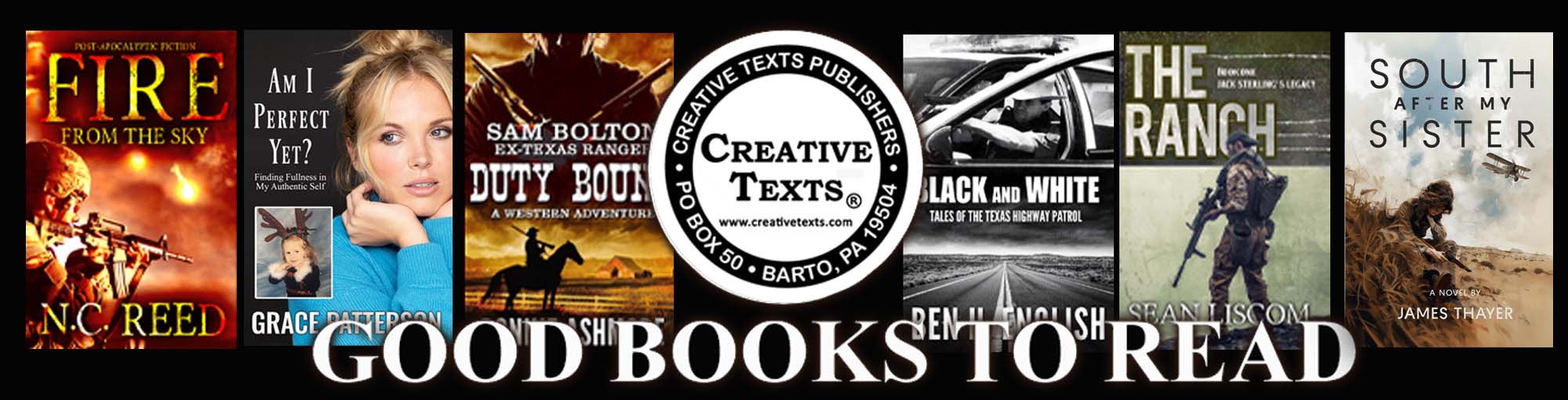 Good books to read by top authors Creative Texts Homepage