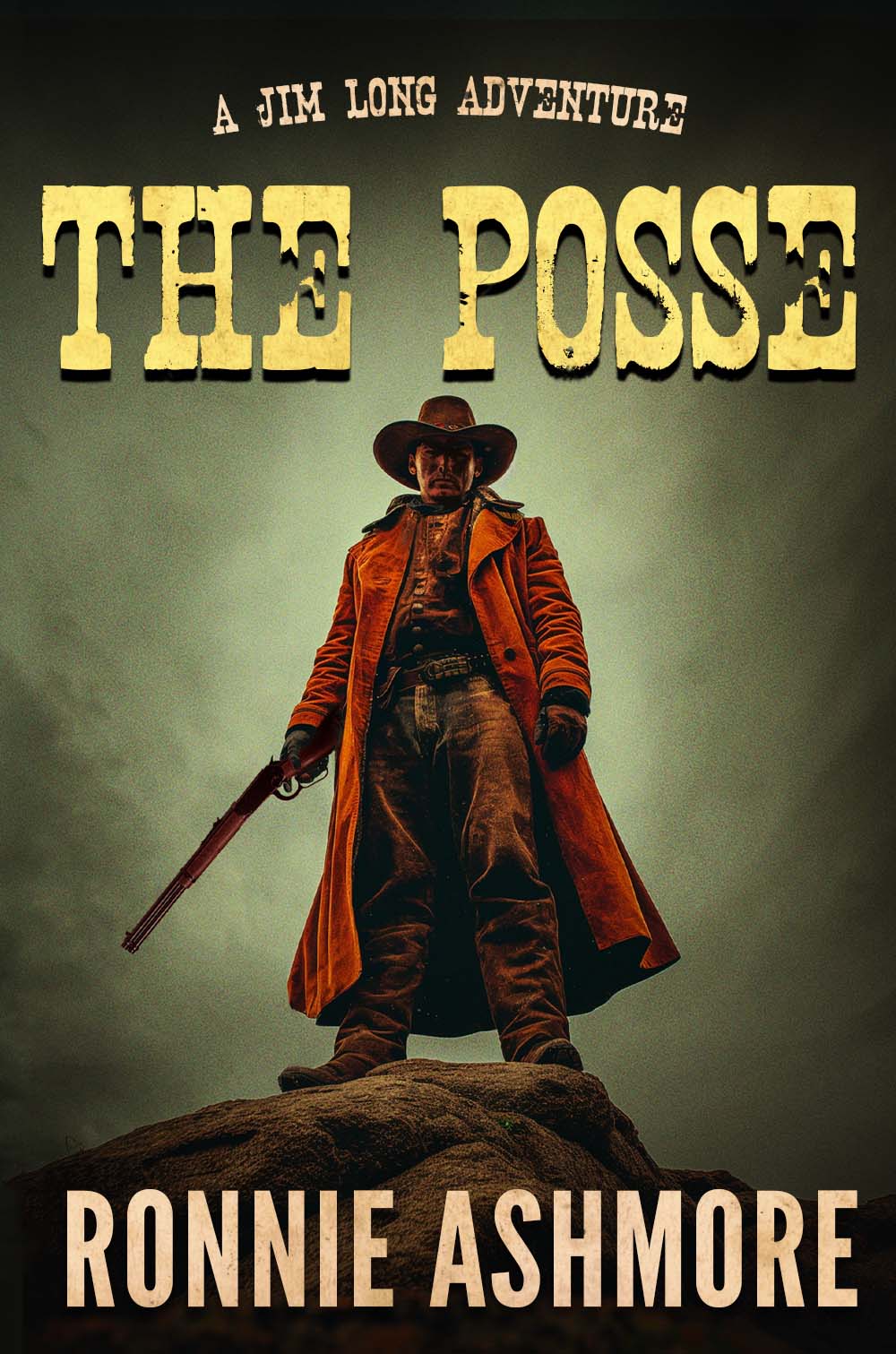 Western Fiction ebooki the posse by Ronnie Ashmore Cover